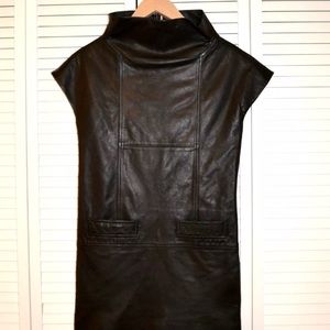 Marc Jacobs Leather Mini Dress 👗 Super Chic